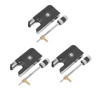 ibasenice 3 Sets Violin Bow Frog Metal Replacement Cello Violin Bow Parts Accessory Screw for String Instrument Accessories