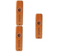 ibasenice 3 Sets Wood Kazoo Musical Instrument Kazoo Membranes Easy to Learn for Starter Instrument Party Game and