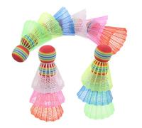 ibasenice 30pcs Badminton Shuttlecocks Multi Color Lightweight Indoor Outdoor Portable Design Childrens Beginner Friendly Birdies for Fun Sports Activities