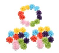 ibasenice 30PCS Chiffon Flower Hair Bows Lightweight Pet Birthday Grooming Clips for Small to Medium Dogs and Cats Stylish Barrettes Accessories