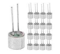 ibasenice 30pcs Cylindrical Electret Pickup Microphone Pins with Copper Material, Reduces Environmental Noise and Improves Audio Quality for Video Conferencing and Meetings