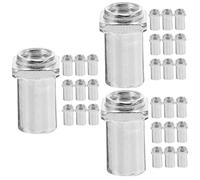 ibasenice 30pcs Drum Swivel Nuts for Tom Lug Replacement Floor Drum Spare Parts Compatible Jazz and Snare Inner and Easy to Install