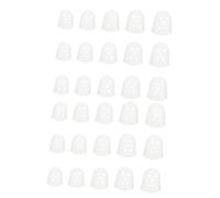 ibasenice 30pcs Electric Guitar Accessories Finger Cots Highlight Options Guitar Fingertip Guards Silicone Finger Guards for Beginners
