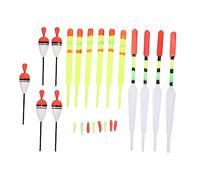 ibasenice 30Pcs Fishing Floats Highly Visible for Carp Sea Fishing Responsive Bite Indicators for Teaching to Fish Durable Fishing Gear
