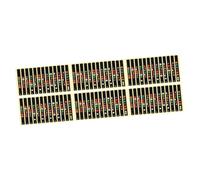 ibasenice 30pcs Fretboard Sticker Notes for Guitar Easy Install Decals for Acoustic Electric Guitar Black Fingerboard Labels to Master Chords Scales Quickly