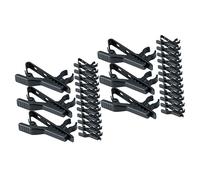 ibasenice 30pcs Iron Mic Holder Clip Microphone Accessories Stand for Microphones Easy Installation and Design for Home Studio and Outdoor Use
