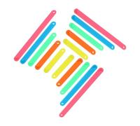 ibasenice 30pcs Math Educational Toys Triangle Square Rectangle Blocks for Boys and Girls Geometric Shapes Manipulatives Assortment Sensory Cubes for Fine Motor Skills Development