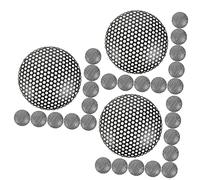 ibasenice 30pcs Mesh Microphone Grille Net Replacement for Dynamic Mics Grille Cover Easy Install Windscreen for Wireless Microphones
