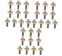 ibasenice 30pcs Microphone Socket for Guitar Microphone Holder for Stringed Instruments Easy to Install Sound Quality Spacious Environments