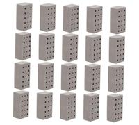 ibasenice 30pcs Mini Bricks for DIY Crafts Portable Tiny Bricks for Landscaping Dollhouse Garden Accessories Creative Building Blocks for Model Houses Bridges and Castles