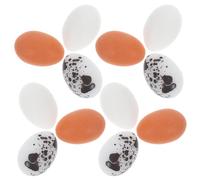 ibasenice 30pcs Miniature Eggs Decoration Resin Mini Egg Models with Realistic Design Fine Finish Built to Last Assorted Colour for Easter Party Decor