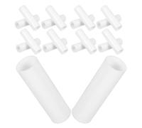 ibasenice 30pcs MM Plastic Tube Joint Connectors for Party Tent Frames | UV Resistant, Smooth Finish, Outdoor Sunshade Setup, Compatible with Awning Frame Tubes and Gazebos