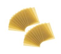 ibasenice 30pcs Natural Beeswax Honeycomb Sheets Bee Hive Foundations Beekeeping Tools for Hive Frames and Candle Making Fit for Healthy Colonies and Enhanced Honey Production