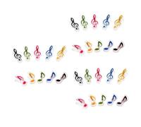ibasenice 30pcs Piano Score Clips Music Note Clips Practical Piano Score Holder Music Book for Book and Keyboard Accessories for Practice Random Style