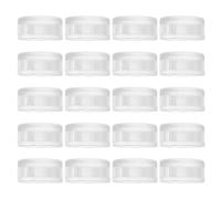 ibasenice 30pcs Plastic Footswitch Cap for Guitar Pedal, Wear and Tear Resistant Effect Pedal Protection with Cover, for Touring Musicians and Intense Stage Action