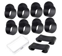 ibasenice 30pcs Professional Steel Drum Mallet Bracket and Finger Pick Case for Drumming Accessories Suitable for Tongue Drum Storage and Steel Tongue Use