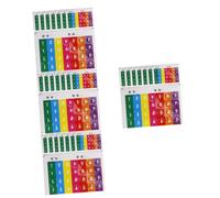 ibasenice 32pcs Percussion Training Note Sticker for Pan Flute Beginner Finger Guide Decal Music Practice Accessory for Adults