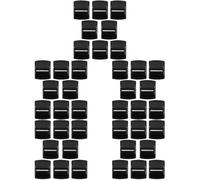 ibasenice 32pcs Slider Caps Fader Knobs Replacement Mixer Accessories Straight Sliders for Console Mixer Fader Caps Knob