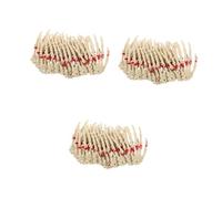 ibasenice 36 pcs Halloween Skeleton Hand Props Lightweight Plastic Severed Realistic Decorations for Haunted House Graveyard Outdoor Spooky Party Favors