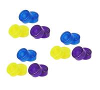 ibasenice 36pcs Footswitch Toppers for Guitar Pedals Non-slip Pedal Caps Random Color