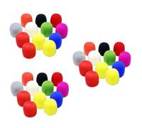 ibasenice 36pcs Microphone Windscreen Cover Microphone Shield Breathable Covers Replacement Pads for Standard Comfortable for Ktv Dance Interviews Random Color