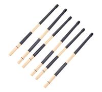 ibasenice 3pairs Bamboo Drumstick Rod Brush Percussion Instrument Accessories for Drum Professional Drum Mallets Strands for Hand Performance