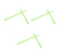 ibasenice 3pairs Light Green Nylon Drumsticks Professional Sticks for All Drums Lightweight Design for Practice and Performance for Drummers