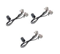 ibasenice 3pcs A500k Potentiometer Wiring Harness for Guitar Audio Taper Split Shaft Electric Guitar Backplate Compatible