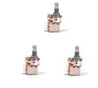ibasenice 3pcs A500k Push Pull Potentiometer Volume Tone Pots Shaft for Guitar Bass Audio Potentiometers for Guitar and Electric Accessories