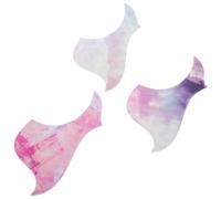 ibasenice 3pcs Acoustic Guitar Pickguard Set Bird Pattern Scratch Protection Stick-On Shield Removable Musician Accessory Beginner Replacement Parts