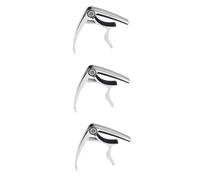 ibasenice 3pcs Acoustic Guitar Tuner Capo Clip Clip Capo for Electric Acoustic Ukulele Banjo Mandolin Easy Spring Clamp