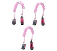 ibasenice 3pcs Anti-Lost Wrist Link with Lock for Toddlers Rotating Traction Rope Breathable Wristband for Boys and Girls