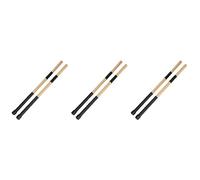 ibasenice 3pcs Bamboo Rod Drum Sticks for Jazz Drum Brush Sticks for Folk Music Performance
