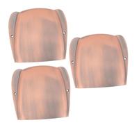 ibasenice 3pcs Bass Bridge Cover Protector Metal Replacement Part for Bass Guitar Easy to Install for Enhanced Sound