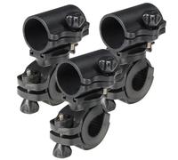 ibasenice 3Pcs Bike Flashlight Holder Light Stand for Secure Mounting Skid Bike Torch Clip for Convenient Riding Compatible with Flashlights