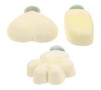 ibasenice 3pcs Bird Perch Platform Stand with Natural Grinding Stone for Parrot Nail Care Bird Cage Accessory for Parakeets Conures Hamsters