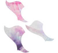 ibasenice 3pcs Bird Shaped Acoustic Guitar Pickguards Self-Adhesive Protective Scratch Plates with Colorful Graffiti Design for Musical Artists and Beginners