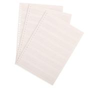 ibasenice 3pcs Blank Music Staff Notebook Guitar Music Score Notebook for Beginners Staff Manuscript Paper Portable Five Book for Piano Practice