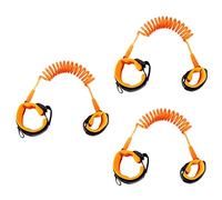 ibasenice 3pcs Boy Girl Safety Wrist Link Traction Rope Leash for Toddlers Orange Anti-Lost Design for Outdoor and Indoor Activities Comfortable and for Boys and Girls