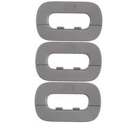 ibasenice 3pcs Boys and Girls Refrigerator Lock Multifunctional Door for Boy Girl Easy One-Hand No Tools Required Prevents Finger Pinching and Access to Dangerous Items Fridge Grey