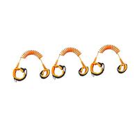 ibasenice 3pcs Boys and Girls Safety Harness Wrist Link Lost Belt for Toddlers Leash Orange for Parks Malls and Outdoor Activities
