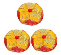 ibasenice 3pcs Buddhist Supplies Sound Bowl Pillow Tibetan Bowl Pad Prayer Cushion Sturdy Beautiful