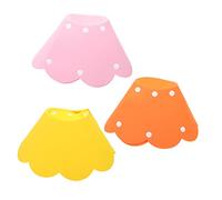 ibasenice 3Pcs Cat Collars Eva Soft Lightweight Licking Neck Circles for Post Surgery Healing Comfortable Pet Neck Collars for Cats Kitten Protective Neckwear Yellow Pink Orange