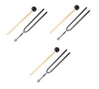 ibasenice 3pcs Cello Instrument Tuner a Violin Tuning Fork Bass Tuners Plated for Musicians