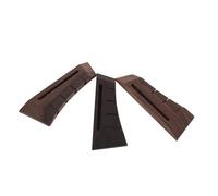 ibasenice 3pcs Curved Ukulele Bridge for String Instruments Wood Saddle Enhancing Resonance for Musicians DIY Repairs Stage Performance and Daily Practice