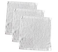ibasenice 3pcs Disposable Cotton Handkerchief Towels Lightweight Guest Hand Towels for Hotel Restaurant Spa Portable White Soft Use Napkins