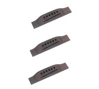 ibasenice 3pcs Diy Acoustic Guitar Bridge Saddle Through Nut Bridge for Folk Classical Replacement Parts Acoustic Guitar Pins