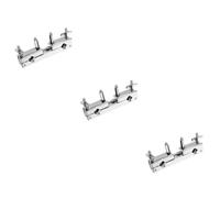 ibasenice 3pcs Drum Cymbal Clamp Lightweight Extension Bracket for Drum Set Mounting Cymbal Clip for Cowbell Accessories for Setup