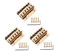 ibasenice 3pcs Electric Guitar Bass Bridge Screw Vintage Style Bridge Solid Construction Fit for Fender String