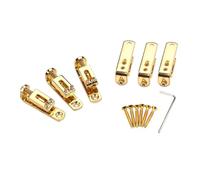 ibasenice 3pcs Electric Guitar Bridge Saddle Replacement Metal Guitar Accessories Easy Install